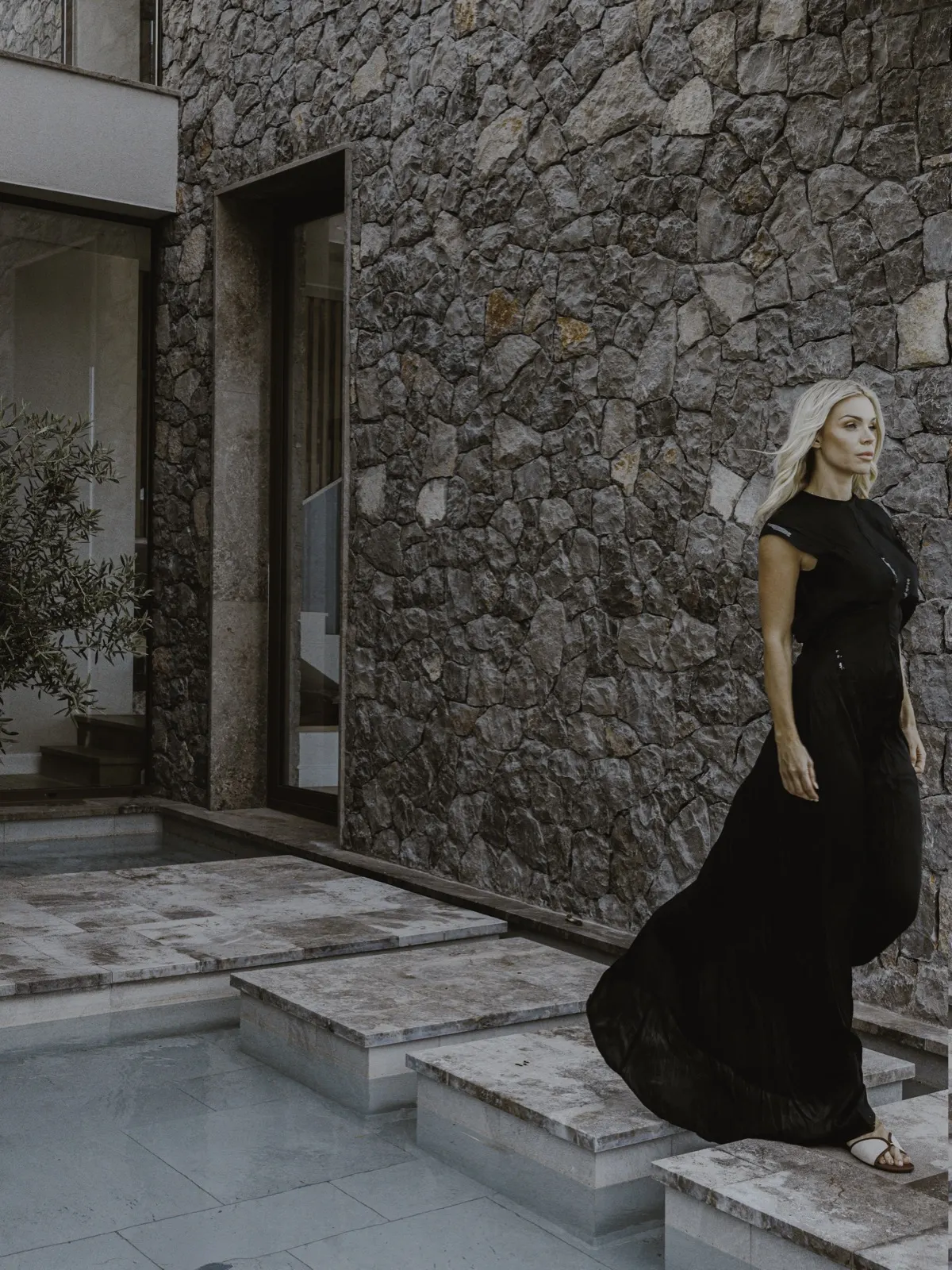 Stone courtyard villa, 2