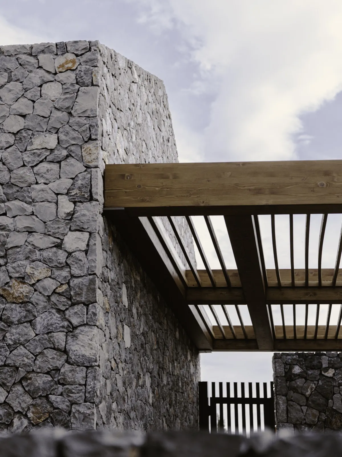 Stone courtyard villa, 9