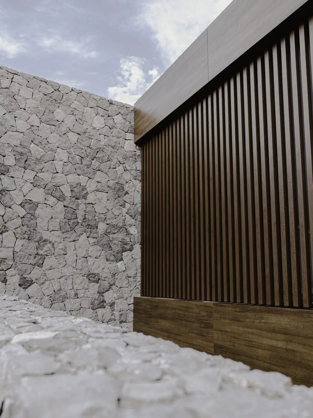 Stone courtyard villa, 10