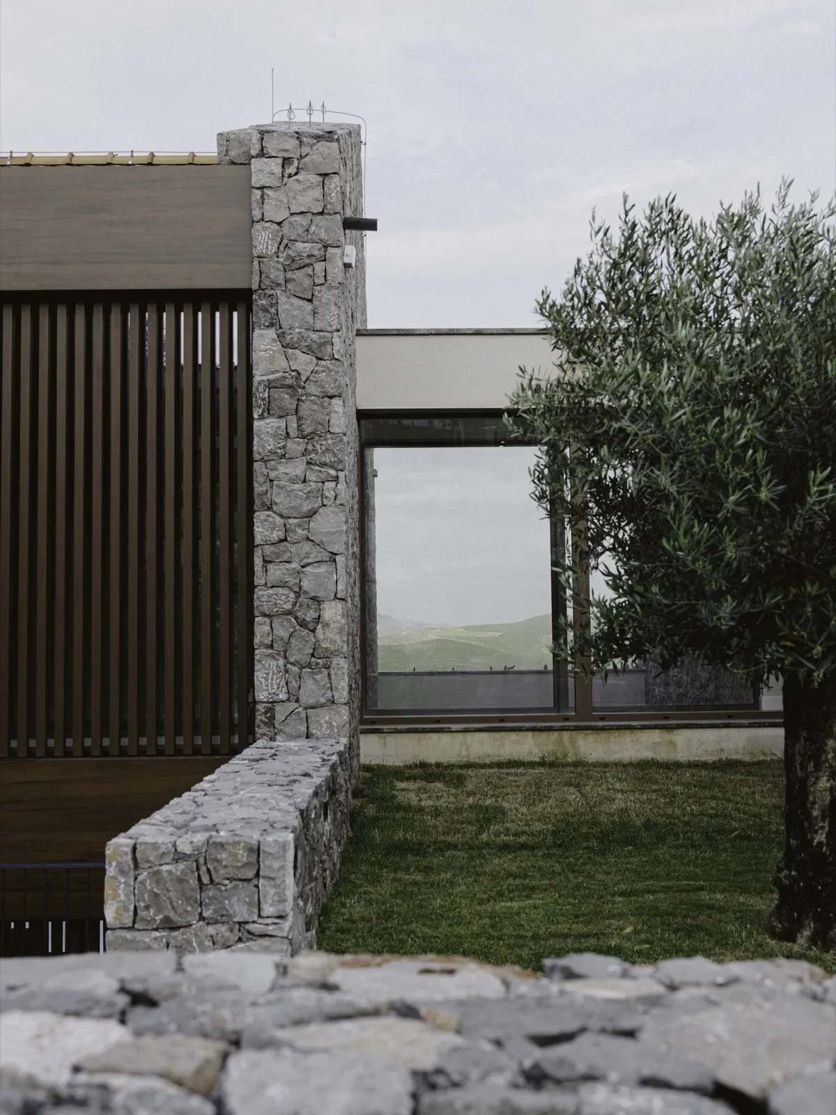 Stone courtyard villa, 11