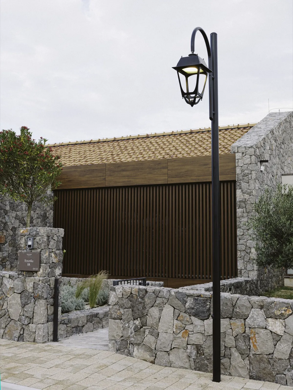 Stone courtyard villa, 12